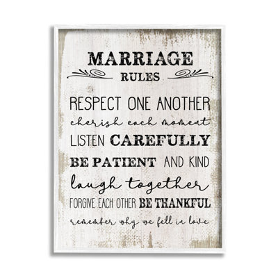 « mariage rules », art de texture