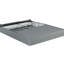 9 po Base de lit pliable en métal, grand, gris, réglable avec revêtement en lin amovible, peut être placé sur le sol, peu encombrant et aspect élégant utilisé comme sommier, solution portative