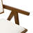Retro Upholstered Dining Arm Chair Wooden Framed Side Chair-118606648