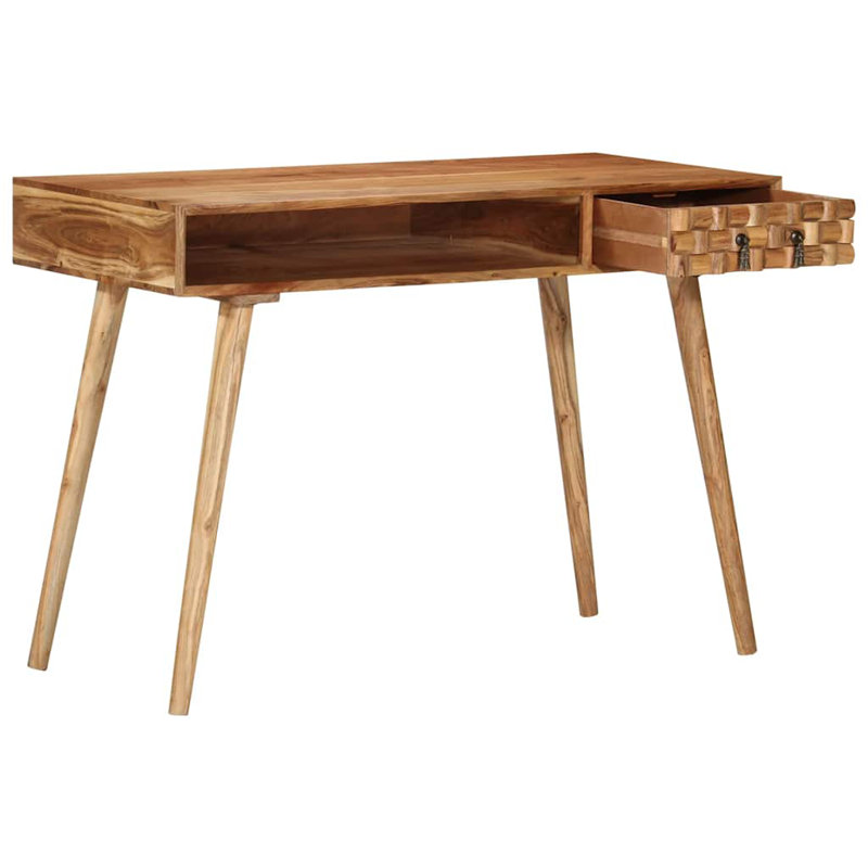 Alpen Home Writing Desk 110X50x76 Cm Solid Wood Acacia