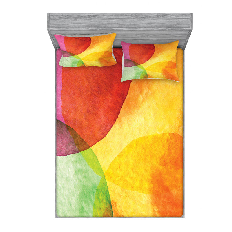 Microfiber Sheet Set, Queen Sheet Set with Fitted Sheet
