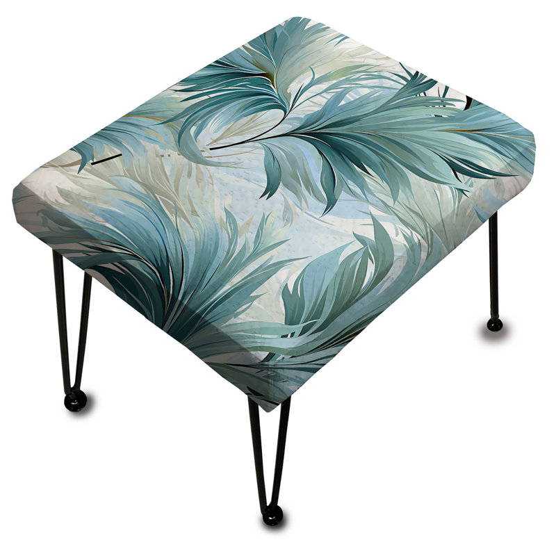 Motif océanique de rêve tropical VI - repose-pieds rectangulaire tropical