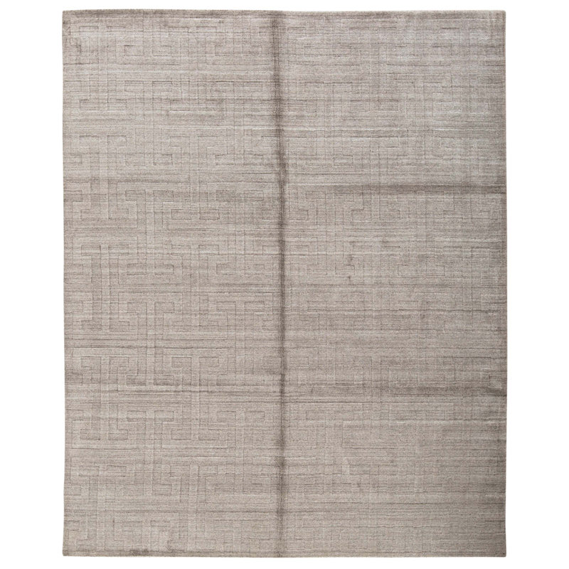 Tapis rectangulaire noué à la main