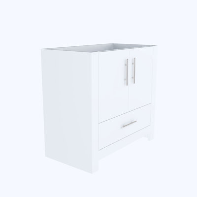 Boston 35.63 " Single Bathroom Vanity Base