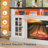 Classic Fireplace Tv Stand With Adjustable Shelves, Glass-Door Storage & Optional Fireplace Insert-1599231339