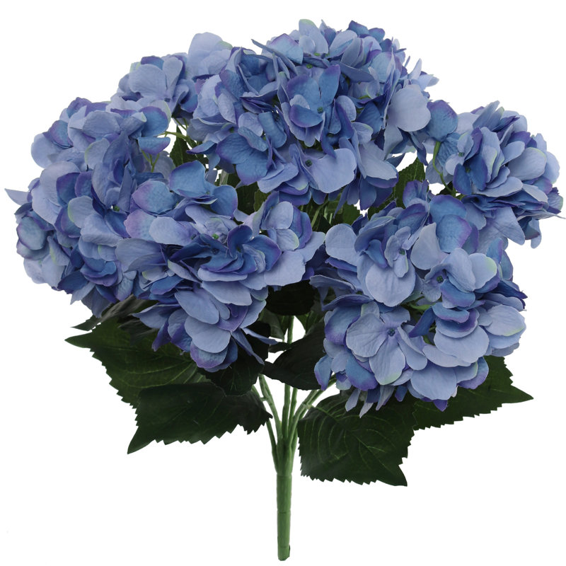Ensemble de 80 arrangements d'hortensias en soie - Fleurs artificielles pour les événements et la maison