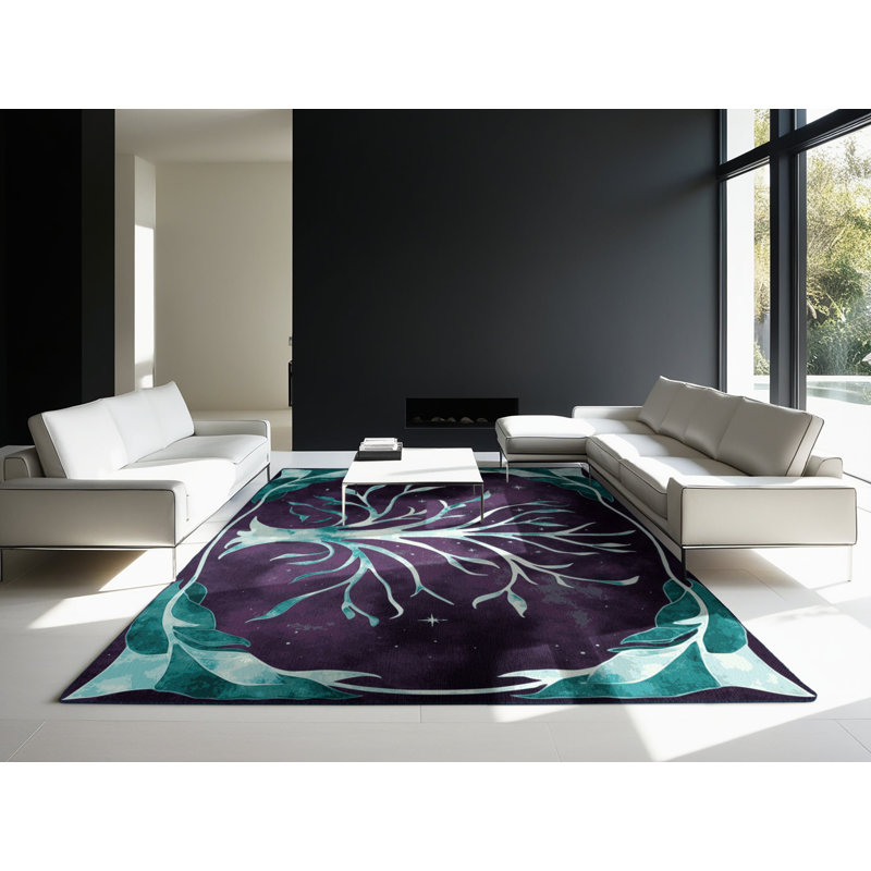 Emerald Horizon Rug, Round 4'