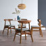Ensemble de 4 chaises d'appoint Lucia