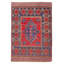 Tapis afghan tribal rouge 4 pi 2 po x 6 pi 1 po