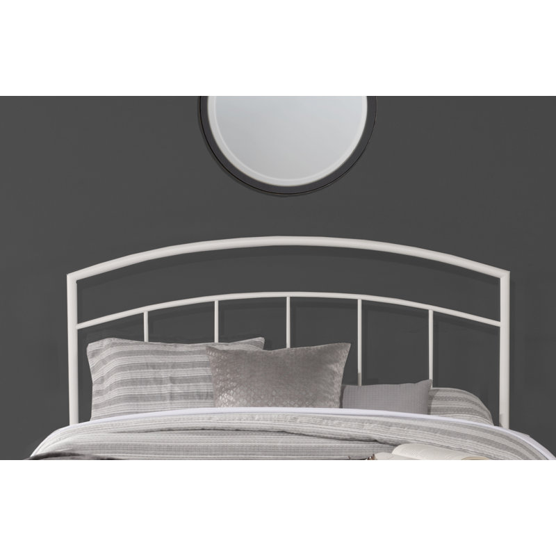 Amielle Metal Spindle Headboard Only, King, Textured White