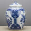 Handmade Porcelain China Ginger Jar