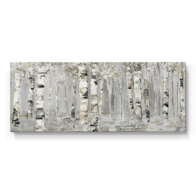 Shimmering Birch Grove- Gallery Wrapped Canvas -Ready to Hang
