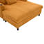   Canapé inclinable moderne en velours côtelé surdimensionné avec assise profonde, 3 coussins, charge USB, bande lumineuse à DEL RVB, porte-gobelet, poche latérale - convient au salon et à la chambre à coucher-1950303534