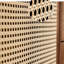 Armoire de rangement minimaliste moderne en rotin avec porte