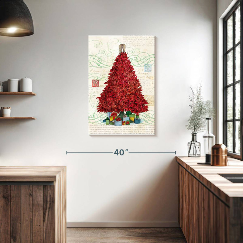 Arbre poinsettia Lelend, H 36 po x l 24 po