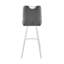Black Fabric And Metal Bar Stool-1120250737-1120250739