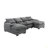 Modern Large Chenille Fabric U-Shape Sectional Sofa-87184083