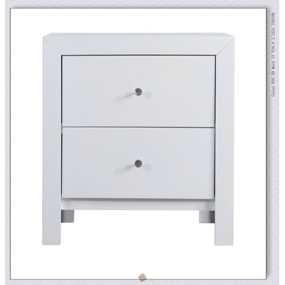 Élégante table de chevet en cerisier avec rangement spacieux, parfaite pour les chambres organisées et élégantes