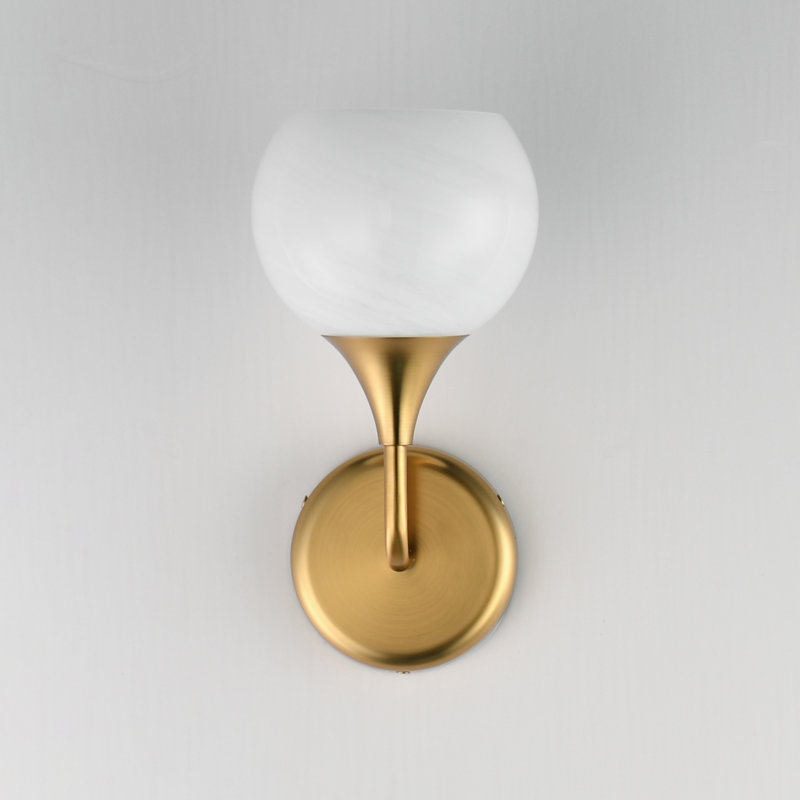 Neve-Wall Sconce, Natural Aged Brass