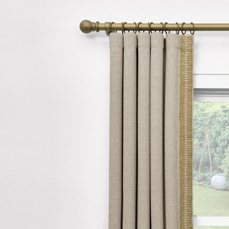 Daleyza Room Darkening Curtain, 48" W x 84" L