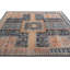 Distressed Homage Hand Knotted Wool Area Rug in Beige, Blue, Gray, Salmon-1744617485