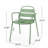 TERRA NOVA BISTRO SET with Modern Matte Finish and Durable Metal Frame for Outdoor Relaxation-625780864
