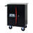 DOUBLE-DOOR Clapboardl MULTI-FUNCTION TOOL CART--BLAK&RED