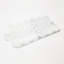 Bookshire Brilliant White Silver Hexacube Wall Tile Sticker 30.5cm x 15.4cm PVC