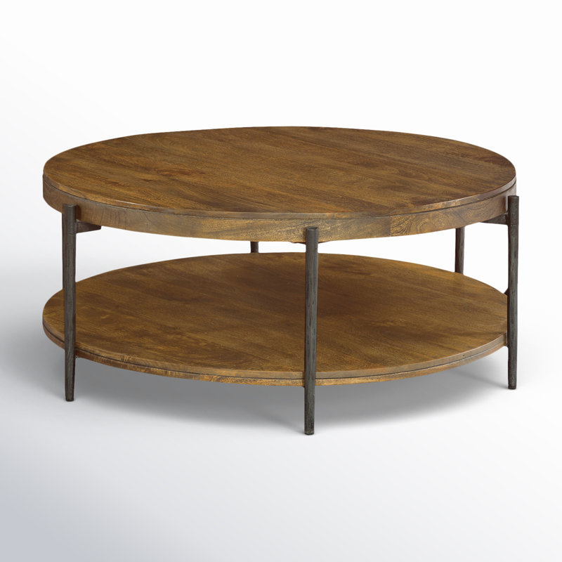 Aliceville Solid Wood Coffee Table, Walnut