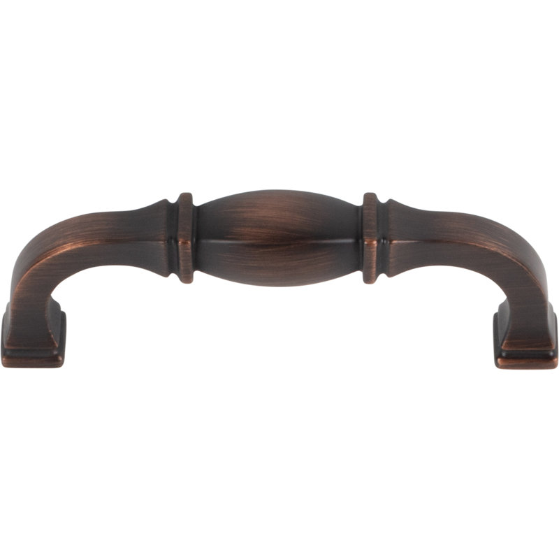 Audrey 96 mm Center-to-Center Cabinet Pull, Brushed Oil Rubbed Bronze