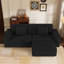 Grand canapé à compression à rayures de style moderne, confortable et peu encombrant pour le salon et la chambre à coucher-116723663