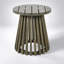 Table d'appoint ronde en bois massif Altoren pour patio