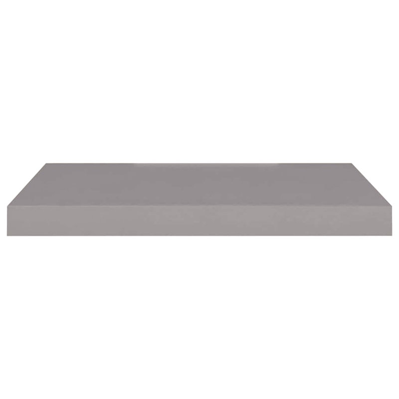 Jaiyah 4 Piece Floating Shelf, 3.8 cm H x 60 cm W x 23.5 cm D, Grey