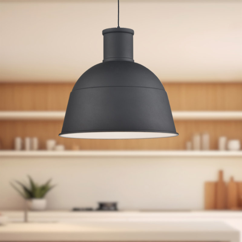 Irving 1 - Light Pendant, Black, 12" H x 13" W x 13" D
