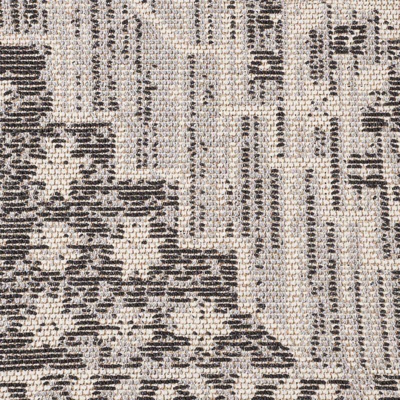Tapis performance tissé à la machine Magel - Heriz, gris, Rectangle 6 pi 7 po x 9 pi 4 po