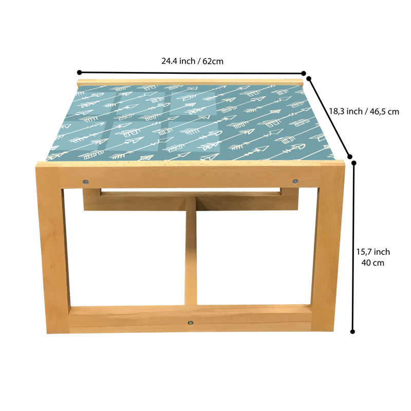 Jacobien Sled Coffee Table, 62cm H x 46cm W x 40cm D