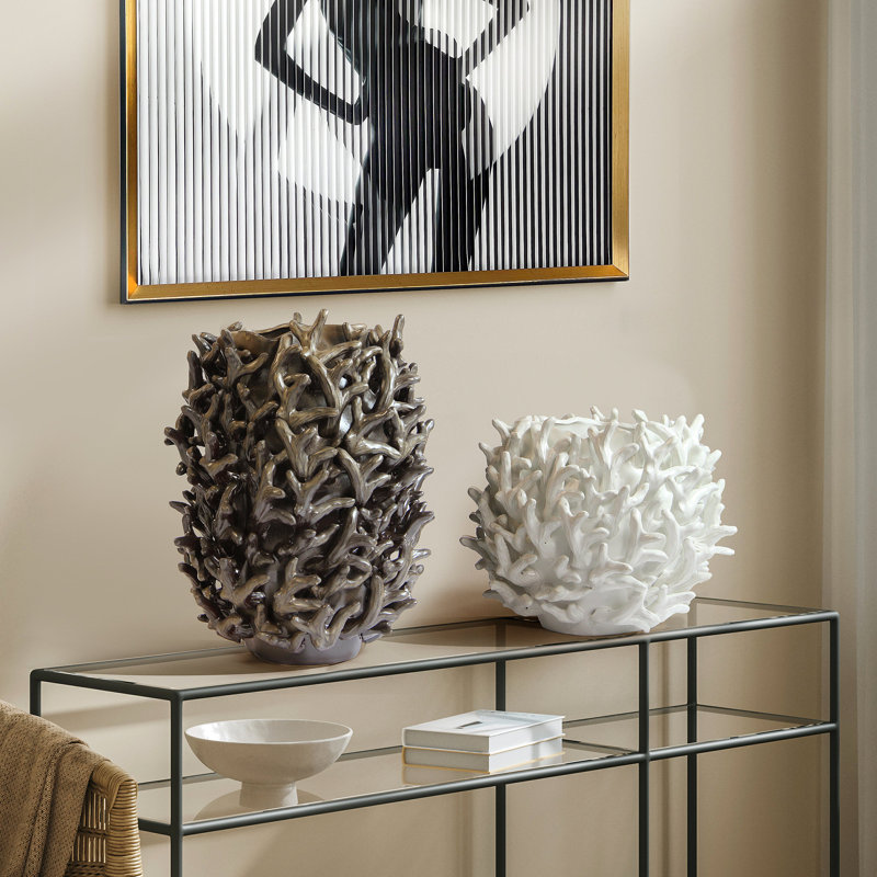 Reefform Vase, Brown