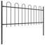 Cirincione Garden Fence with Hoop Top Steel-1058930815
