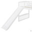 Lit mezzanine simple avec glissoire et échelle