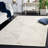 Lisabet Textural Hand Tufted Wool/Cotton Geometric Rug in Ivory-2027878512