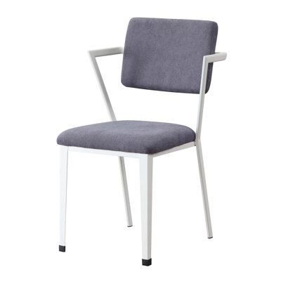 Chaise de bureau rembourrée à dossier ouvert