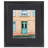 Black Wood Matte Picture Frame with Mat-70821472