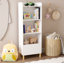 Kids 4-Tier Bookcase, Children's Book Display, Bookshelf Toy Storage Cabinet Organizer For Children's Room, Playroom, Nursery