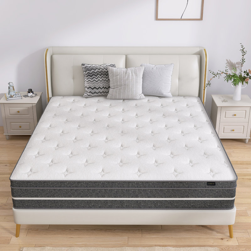 Alwyn Nietos Medium Euro Top Hybrid Mattress, Twin, 12"