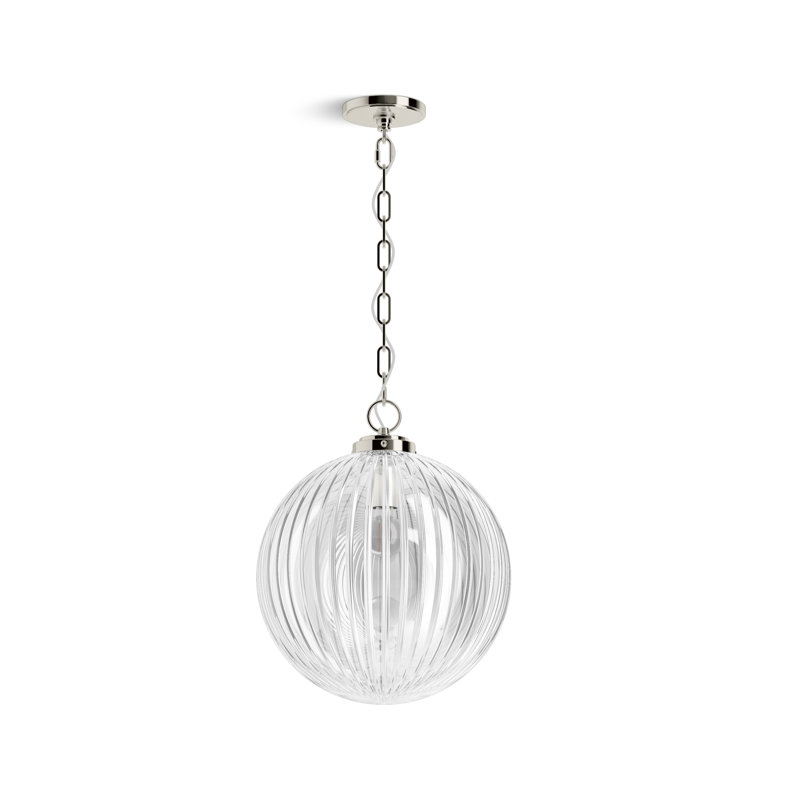 Embra By Studio McGee 14 in. Pendant, Polished Nickel