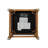 Bernstein White Upholstered Stool