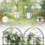 Ensemble de 6 treillis de jardin en métal pour plantes grimpantes, ensemble de 6 panneaux de treillis de style rétro de 71 po de hauteur