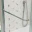 56 - porte de douche de contournement de 60 po x 70 po, verre trempé de 1/4 po, porte coulissante avec rouleau d'essai ouvert et fermé de longue durée de 70 po, finition polie, performance stable