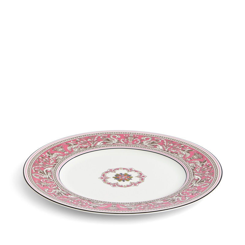 Wedgwood Florentine Colours Plate 10.7In, Fuchsia