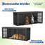 Cage en bois pour chien avec cloison pour grands chiens moyens-1110281032-1110281035